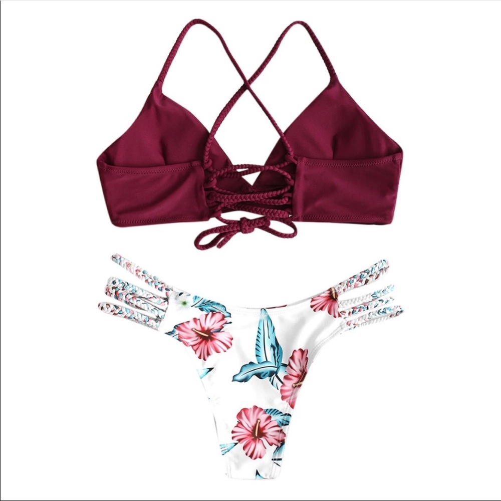 Super Cute Flower 🌺 Push Up Bikini - Picture 2 of 6